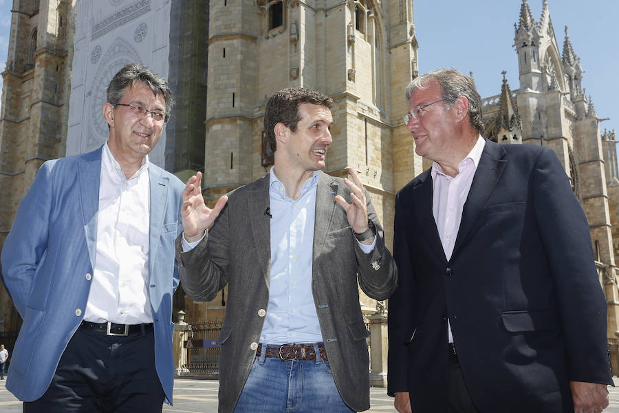 Fotos: Pablo Casado visita León