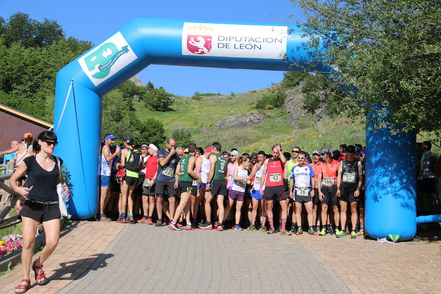 Primera prueba de la Copa Diputación de Trail 2018 que se celebra en el entrono de la localidad de Valporquero adentrandose en la cueva para recorrerla durante 400mts