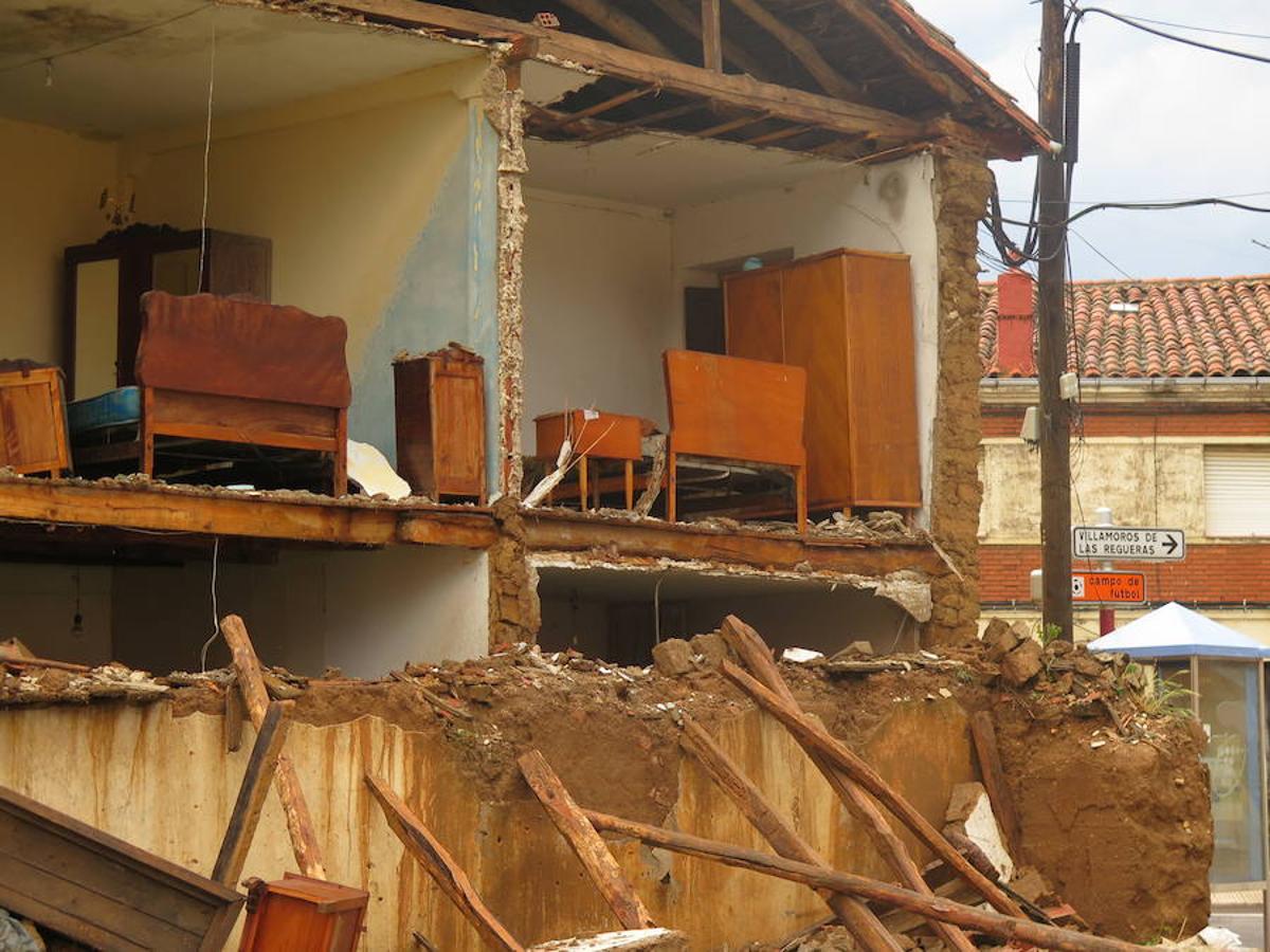 Fotos: Efectos de la lluvia en Villaobispo