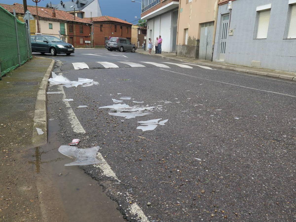 Fotos: Efectos de la lluvia en Villaobispo