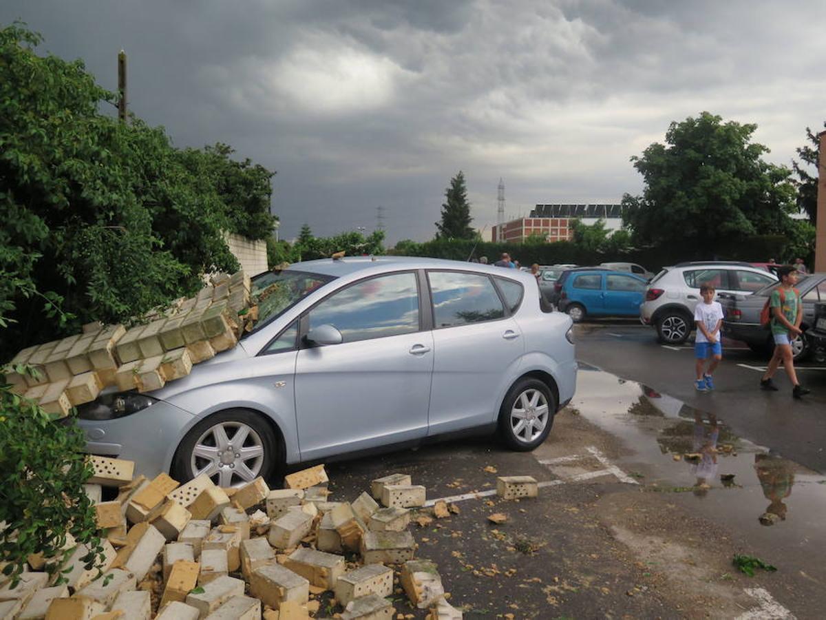 Fotos: Efectos de la lluvia en Villaobispo