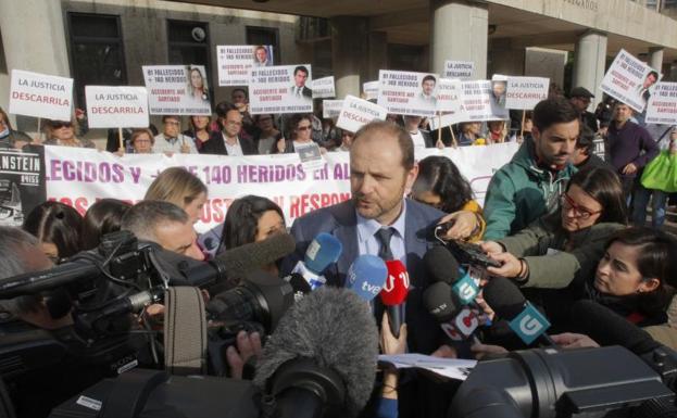 Arturo Domínguez, representante de Plataforma de Víctimas del Alvia 04155.