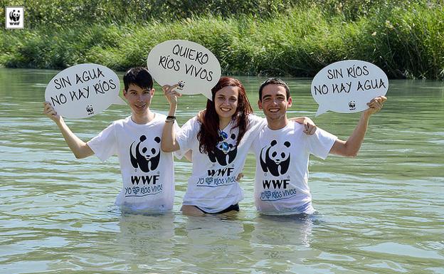 Una imagen de una de las acciones de WWF.