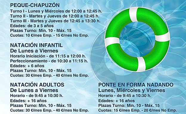 Valverde de la Virgen presenta el 'Programa Acuático' para este verano