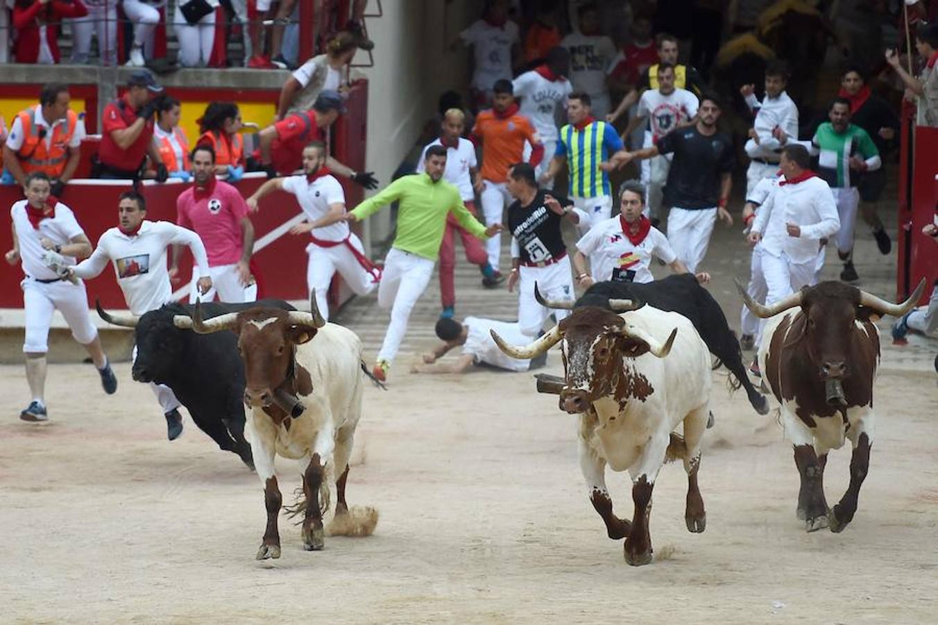 Los toros de Jandilla han provocado el segundo herido por asta de toro de estos Sanfermines.