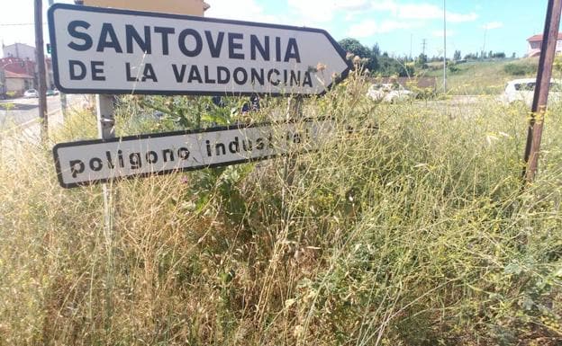 Imagen actual de Santovenia de la Valdoncina. 