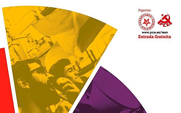 Cartel de la fiesta provincial del PCE de León.