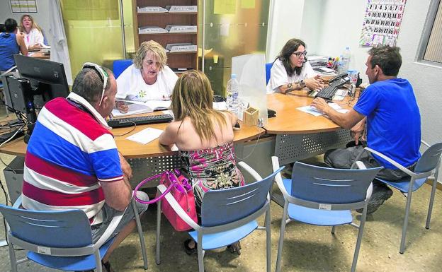 Oficina de Atención al Paciente en el Clínico de Valladolid. 