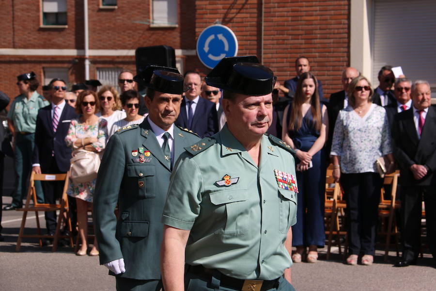 Fotos: Toma de posesión del nuevo jefe de la XII Zona de la Guardia Civil de Castilla y León