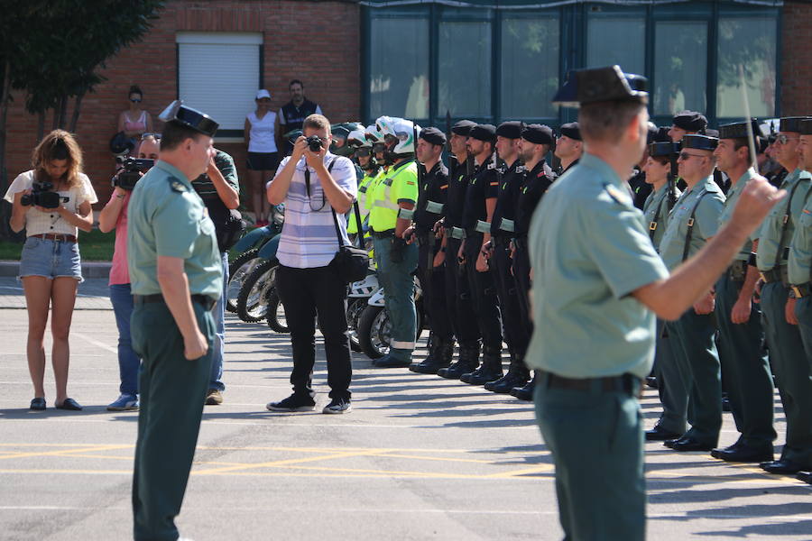 Fotos: Toma de posesión del nuevo jefe de la XII Zona de la Guardia Civil de Castilla y León