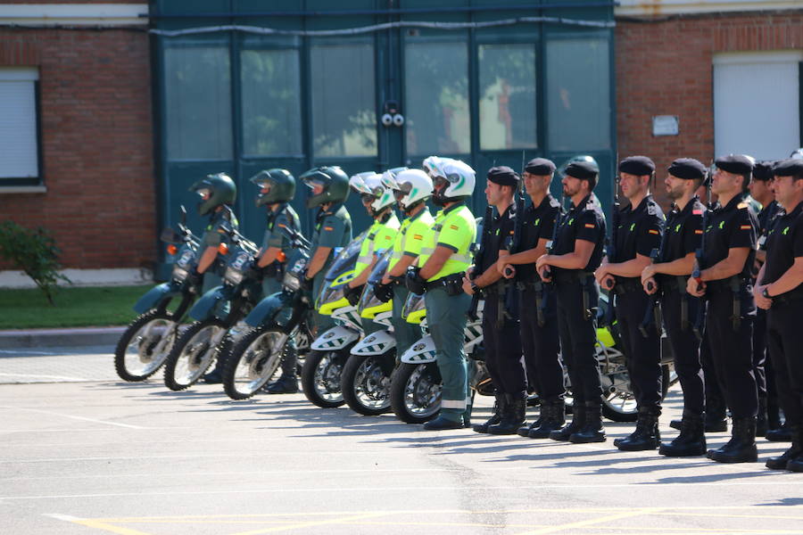 Fotos: Toma de posesión del nuevo jefe de la XII Zona de la Guardia Civil de Castilla y León