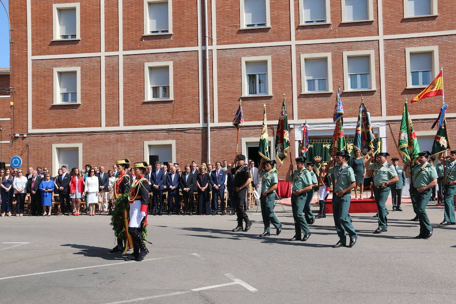 Fotos: Toma de posesión del nuevo jefe de la XII Zona de la Guardia Civil de Castilla y León