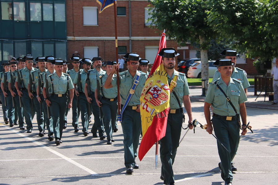 Fotos: Toma de posesión del nuevo jefe de la XII Zona de la Guardia Civil de Castilla y León