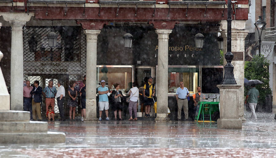 Fotos: Tormentas y granizo en Castilla y León