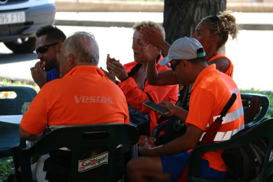 Fotos: Los trabajadores de Vestas mantienen la lucha