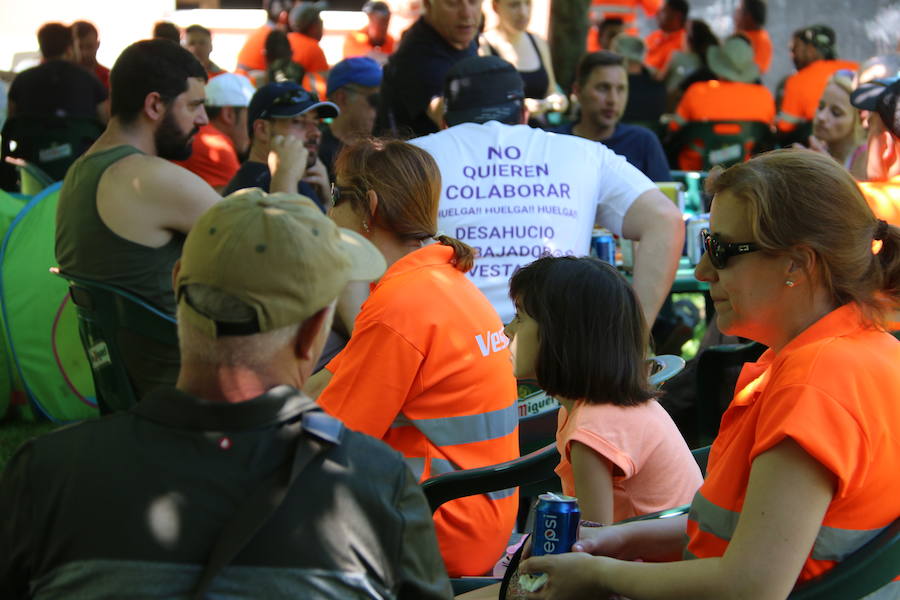 Fotos: Los trabajadores de Vestas mantienen la lucha