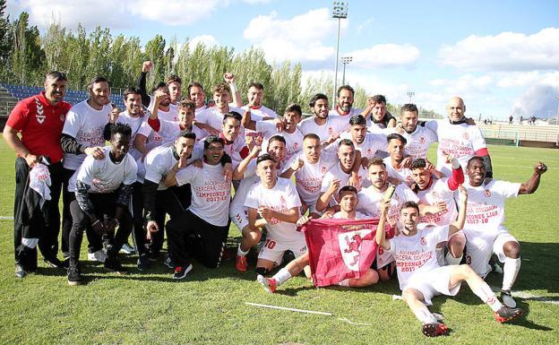 Imagen del ascenso del Júpiter a Tercera División.