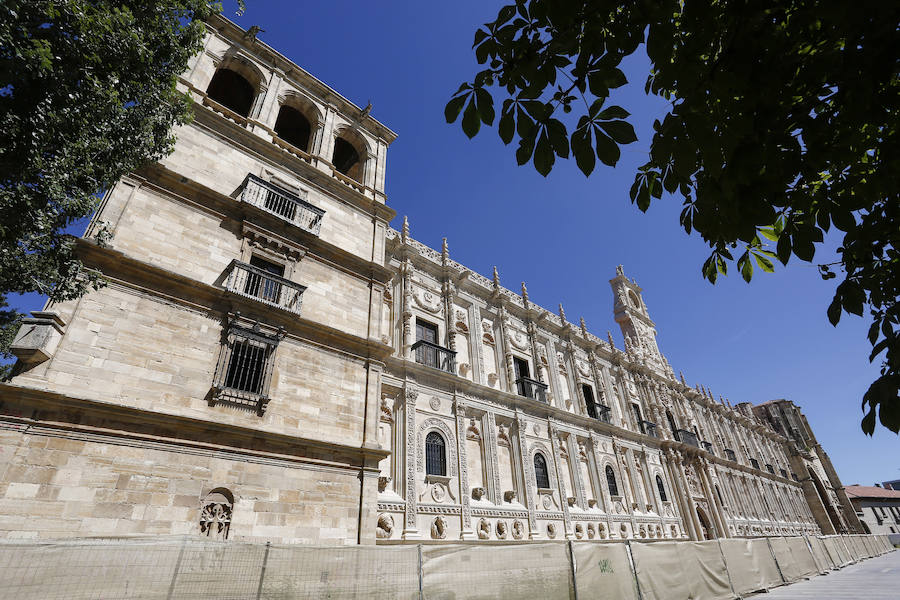 Fotos: Obras del Parador Hostal de San Marcos de León