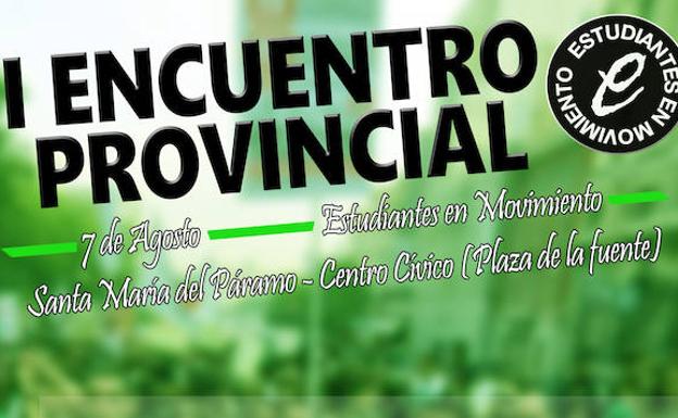 Imagen del cartel del I Encuentro Provincial.