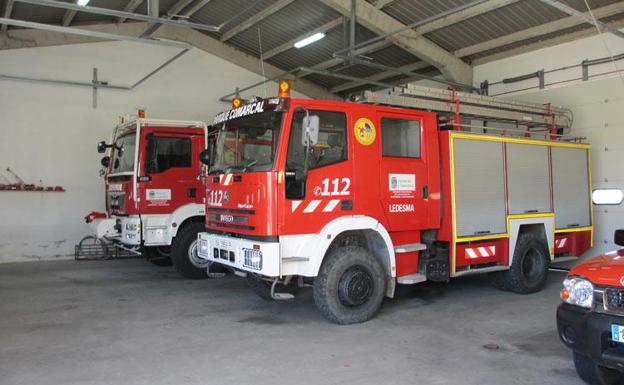 Parque de bomberos de la Diputación de Salamanca. 