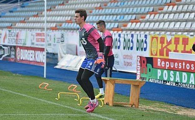 Kepa Arrizabalaga, en su etapa en la Ponferradina.