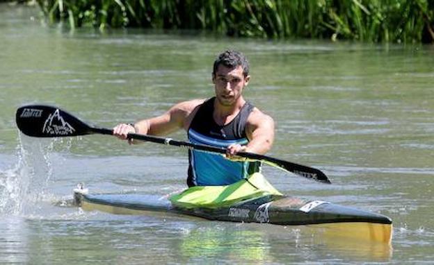 Guillermo Fidalgo, en el Descenso Internacional del Pisuerga.