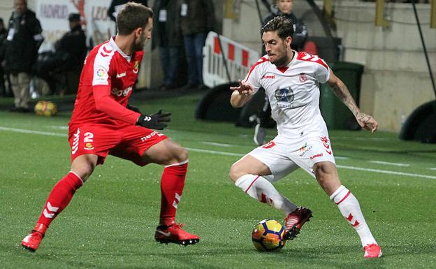 Samu Delgado, en un partido de la pasada temporada.