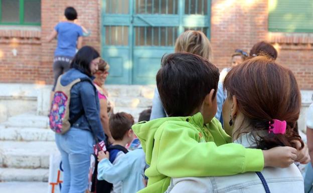 Vuelta al cole en el centro Gonzalo de Córdoba de Valladolid.