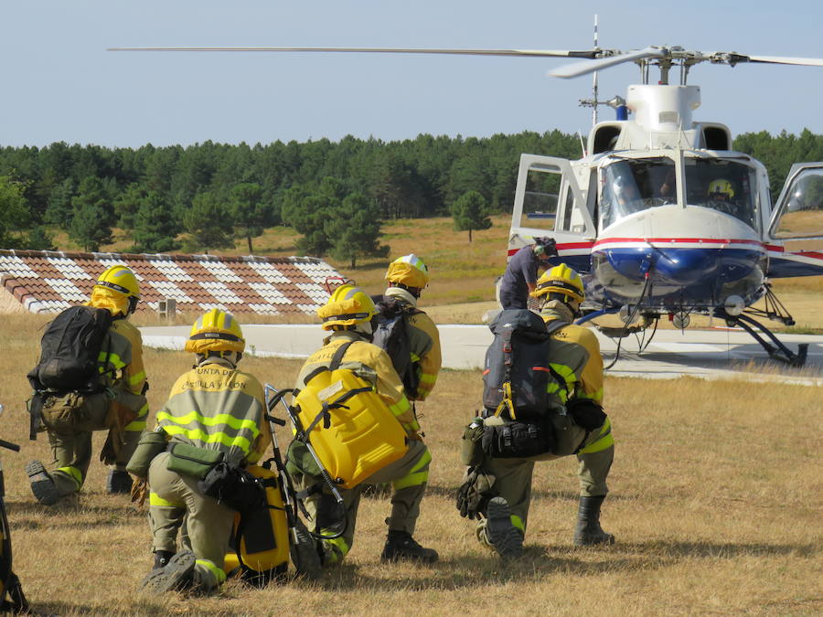 Fotos: El trabajo en la base de Camposagrado