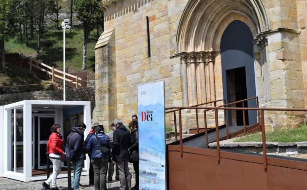 Exposicion 'Mons Dei' de Las Edades del Hombre en Aguilar de Campoo, Palencia. 