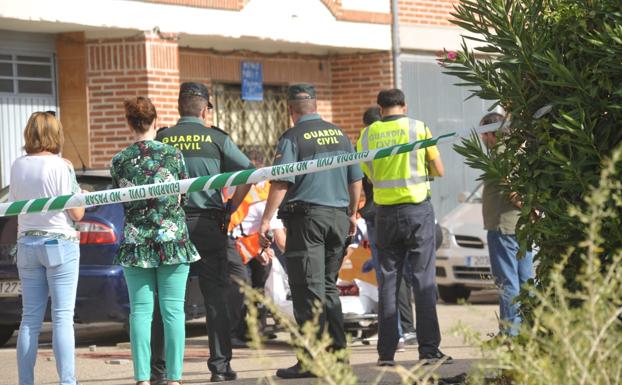 La Guardia Civil, en el lugar del suceso.