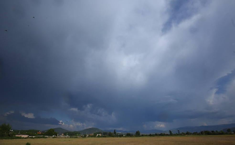 Tormenta en Ponferrada.