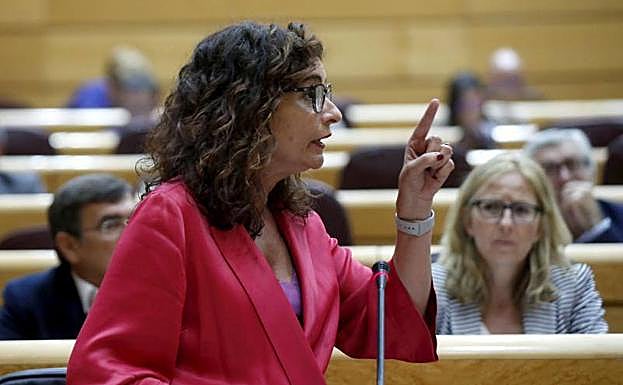 La ministra de Hacienda, María Jesús Montero.