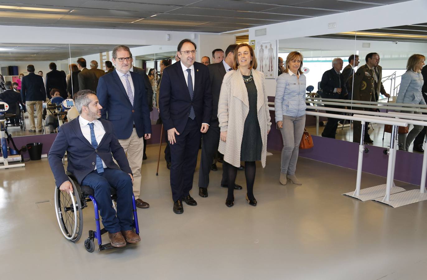 04.04.17 En la inauguracion del nuevo centro de Aspaym en La Balastera de Palencia.