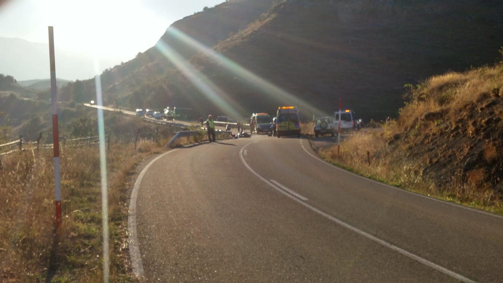 Fotos: Grave accidente en la collada de Cármenes