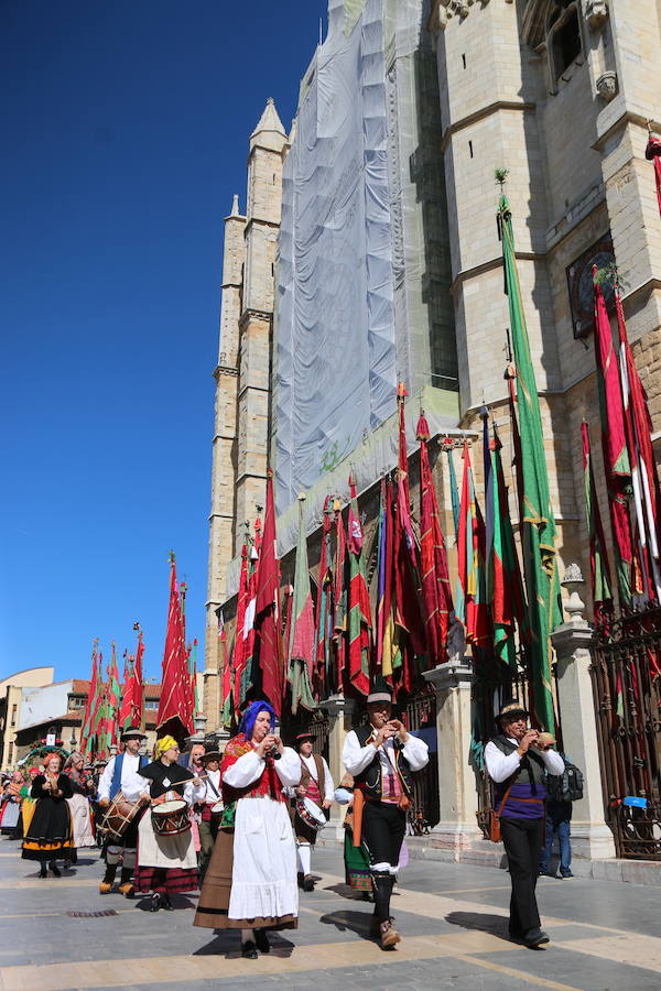 Fotos: Desfile de carros engalanados en León