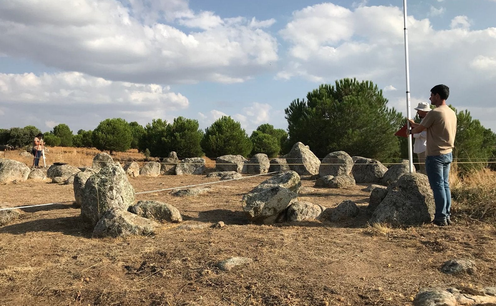 Monumento megalítico descubierto en Totanés (Toledo).