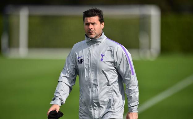 Mauricio Pochettino, en un entrenamiento. 