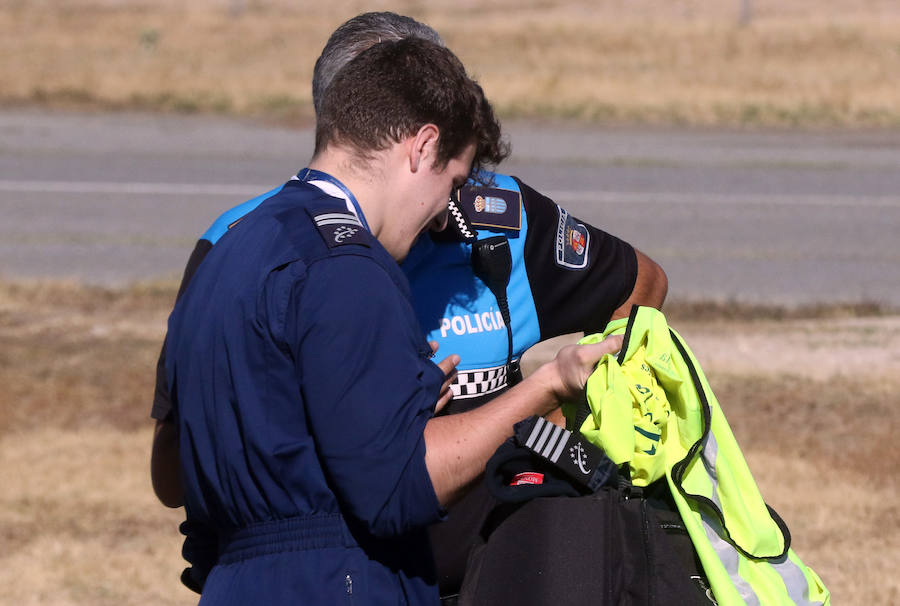 Fotos: Sin un rasguño, tras estrellarse con su avioneta en Fuentemilanos