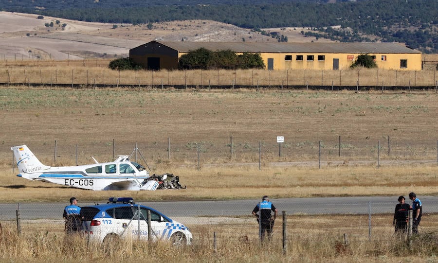 Fotos: Accidente de avioneta en Segovia