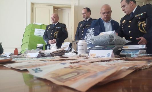 Marihuana incautada en Ponferrada. 