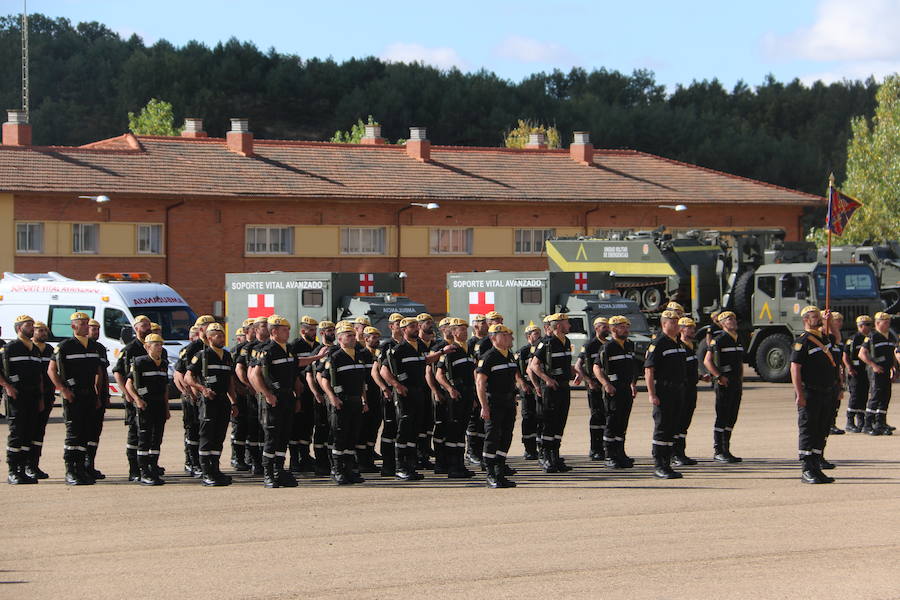 El V Batallón de Intervención en Emergencias de la Unidad Militar de Emergencias, con base en la localidad leonesa de El Ferral del Bernesga celebra la festividad en honor a su Patrona, Nuestra Señora del Rosario.