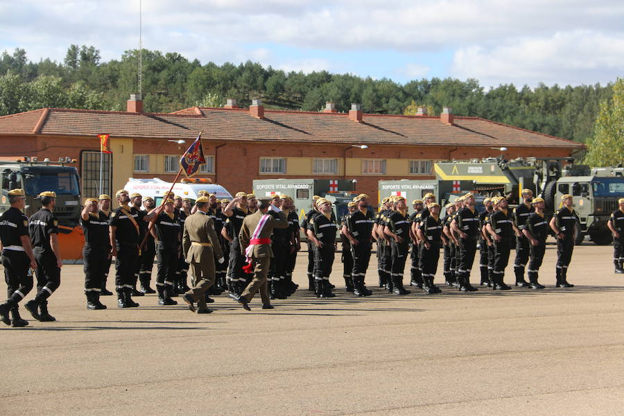 El V Batallón de Intervención en Emergencias de la Unidad Militar de Emergencias, con base en la localidad leonesa de El Ferral del Bernesga celebra la festividad en honor a su Patrona, Nuestra Señora del Rosario.