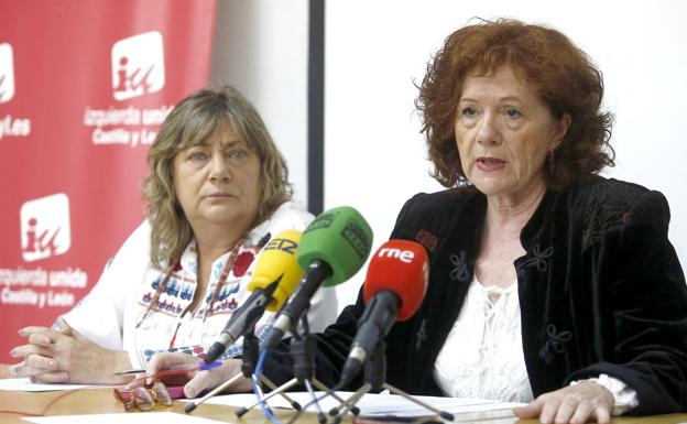 Eloina Terrón, durante una rueda de prensa.