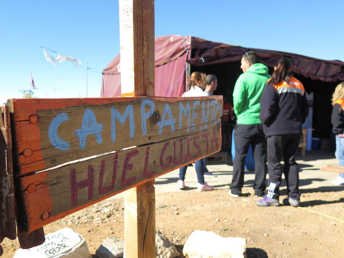 Fotos: El campamento de Vestas dice adiós
