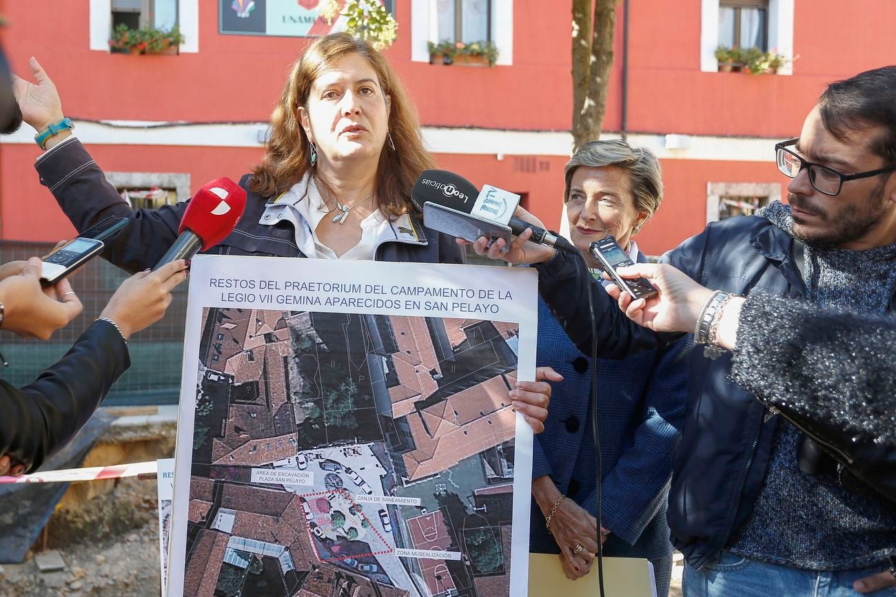 Fotos: Últimos trabajos antes de cubrir los restos romanos