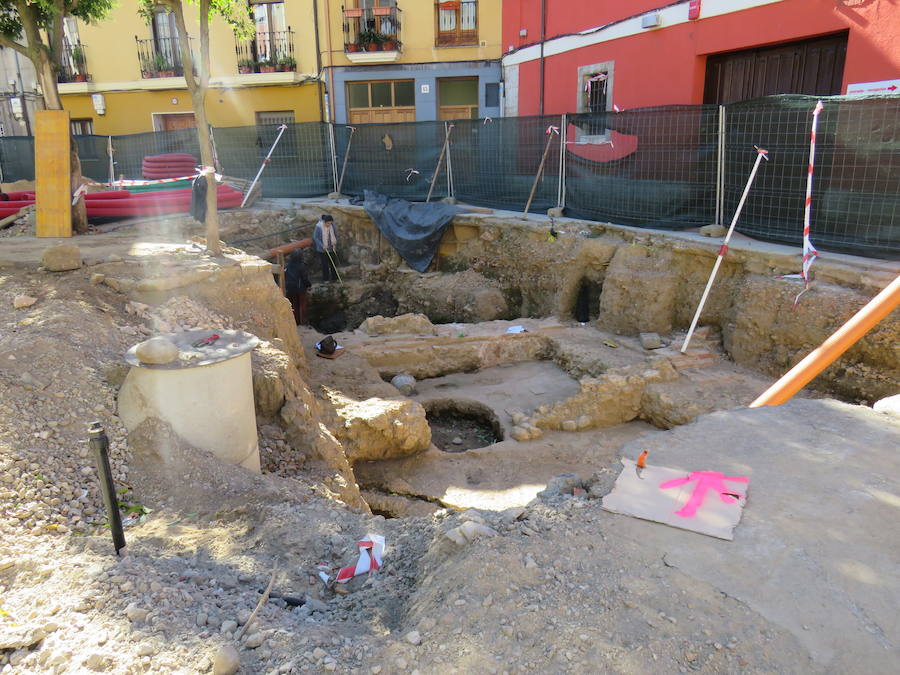 Fotos: Últimos trabajos antes de cubrir los restos romanos