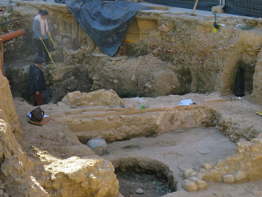 Fotos: Últimos trabajos antes de cubrir los restos romanos