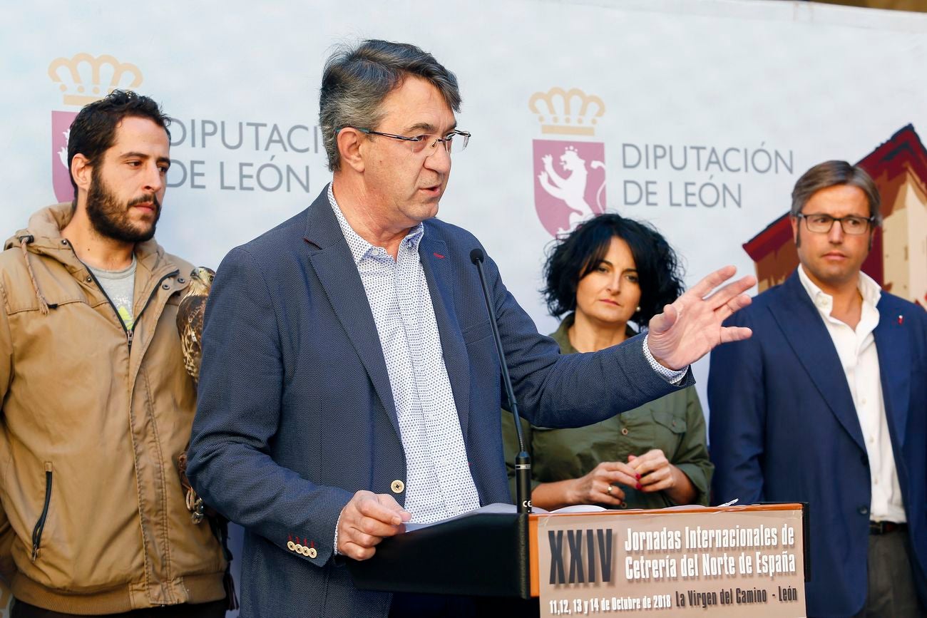 La Diputación de León acogió la presentación de las XXIV Jornadas Internacionales de Cetrería 