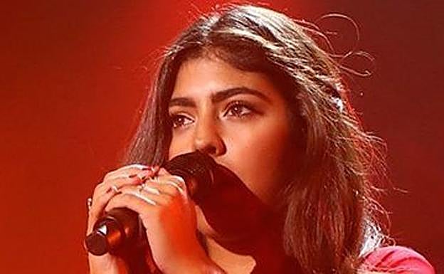 África Adalia en una de sus interpretaciones. 